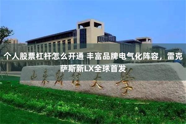 个人股票杠杆怎么开通 丰富品牌电气化阵容，雷克萨斯新LX全球首发