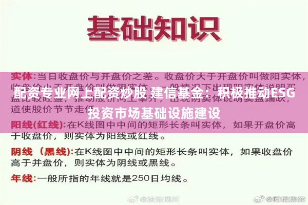 配资专业网上配资炒股 建信基金：积极推动ESG投资市场基础设施建设