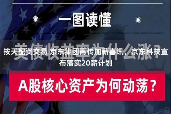 按天配资交易 京东集团再传加薪喜讯，京东科技宣布落实20薪计划